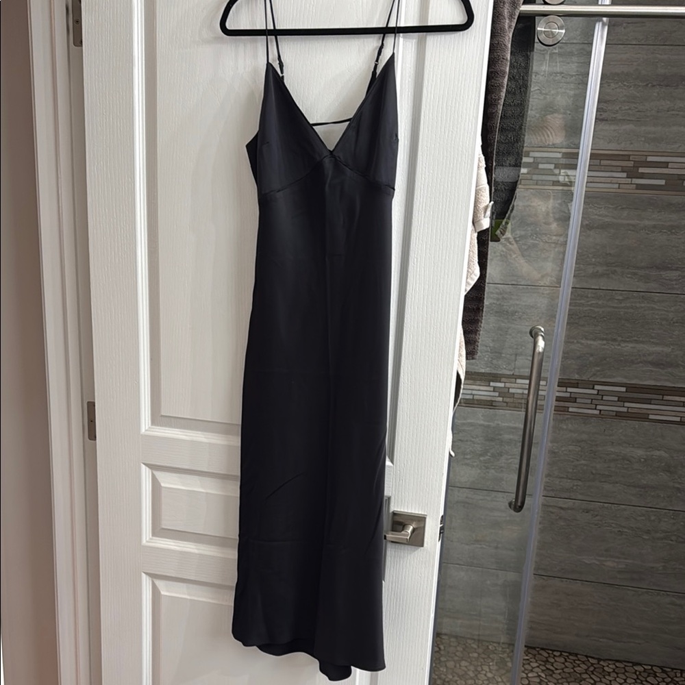 Elegant Black Slip Dress